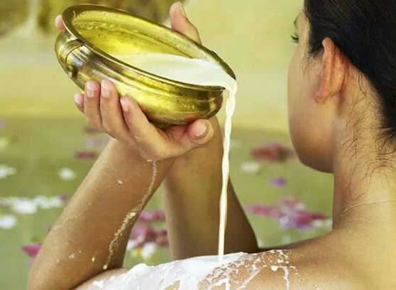 Girl Pouring Milk On Herself Girl Pouring Milk On Herself